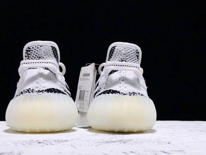 CP9654 350 White Adidas Zebra V2 Boost Black Yeezy 0806